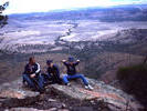 Graham Peter and Steven on Rawnsley Bluff