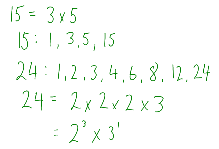 Divisors (Factors) Examples